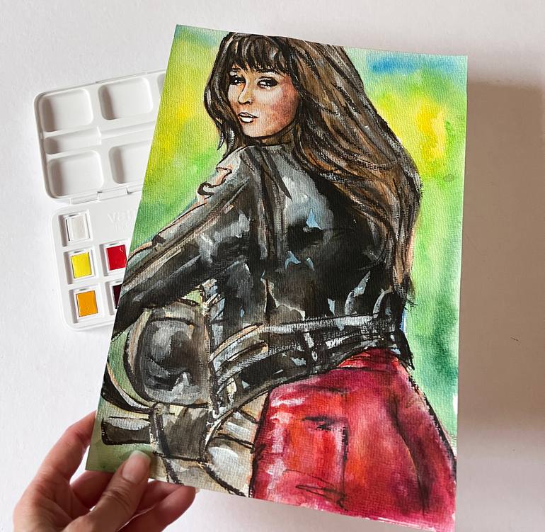 Original Contemporary Pop Culture/Celebrity Painting by Svetlana Pelin