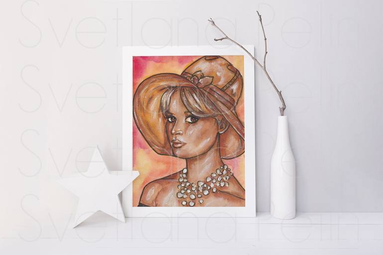 Original Contemporary Fashion Painting by Svetlana Pelin