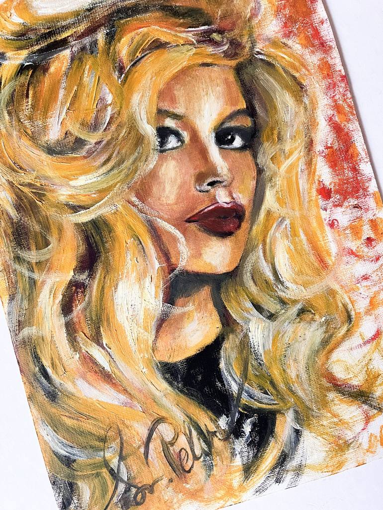 Original Contemporary Pop Culture/Celebrity Painting by Svetlana Pelin