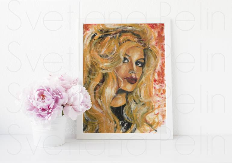 Original Contemporary Pop Culture/Celebrity Painting by Svetlana Pelin