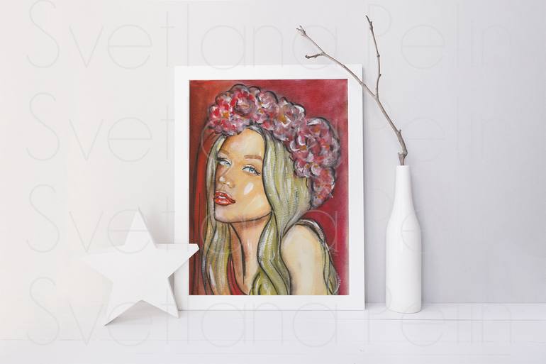 Original Contemporary Women Painting by Svetlana Pelin