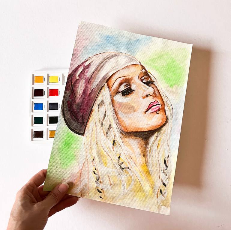 Original Contemporary Pop Culture/Celebrity Painting by Svetlana Pelin
