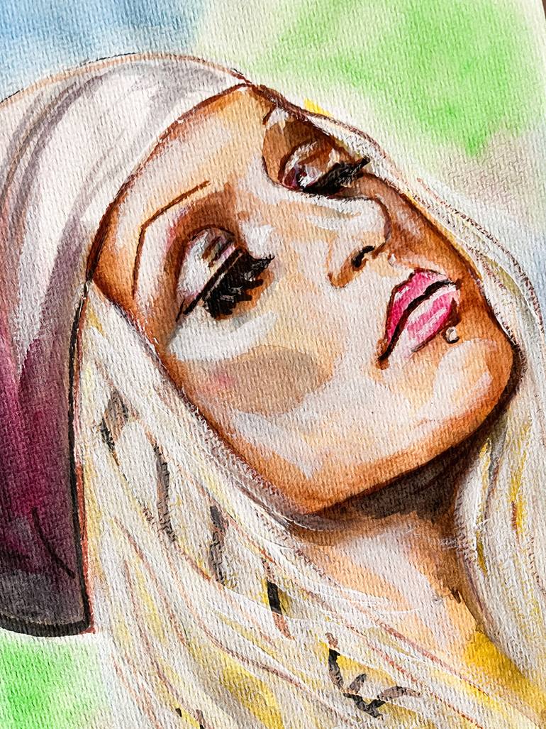 Original Contemporary Pop Culture/Celebrity Painting by Svetlana Pelin