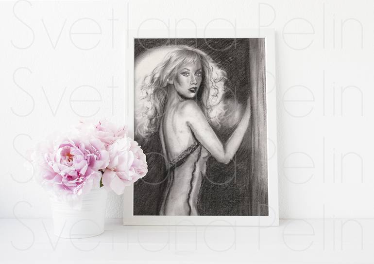 Original Contemporary Women Drawing by Svetlana Pelin