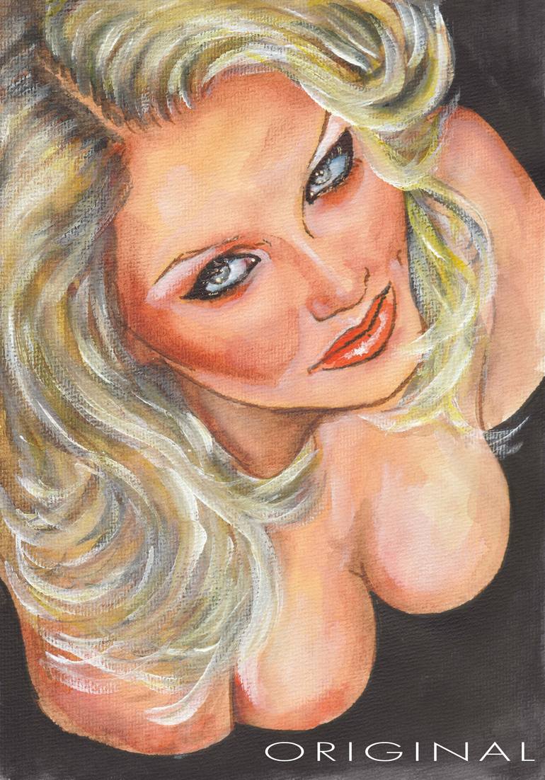 Original Contemporary Pop Culture/Celebrity Painting by Svetlana Pelin
