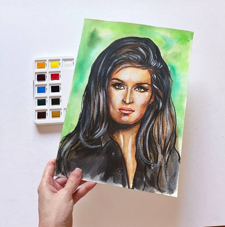 Original Contemporary Pop Culture/Celebrity Painting by Svetlana Pelin