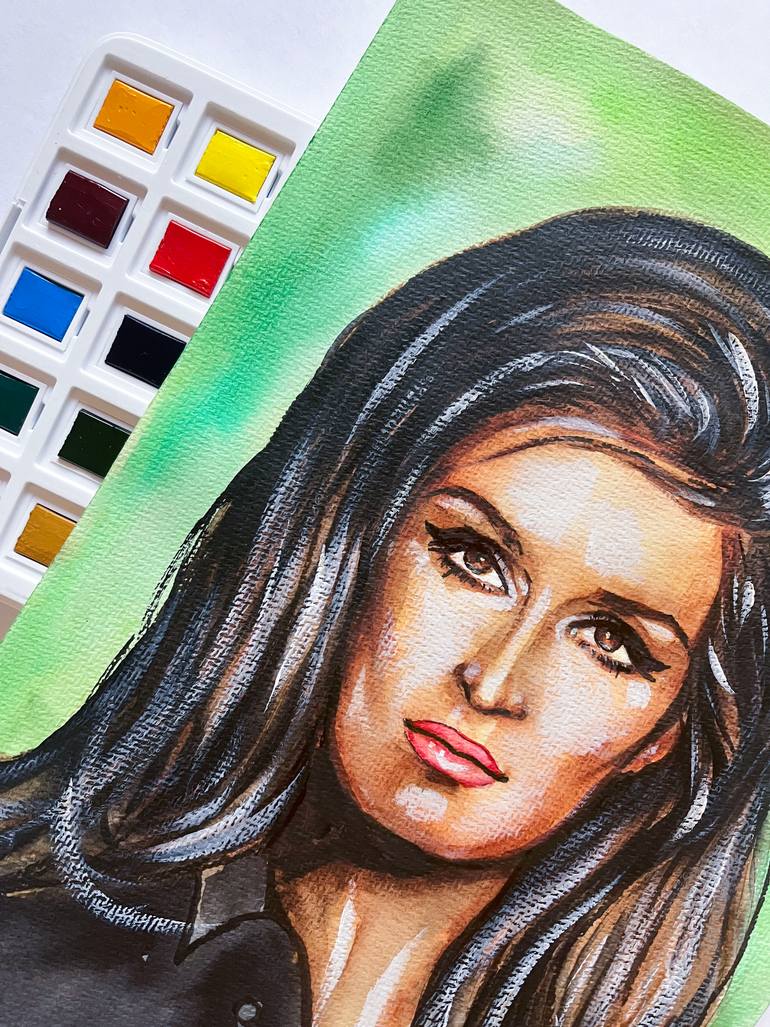 Original Contemporary Pop Culture/Celebrity Painting by Svetlana Pelin