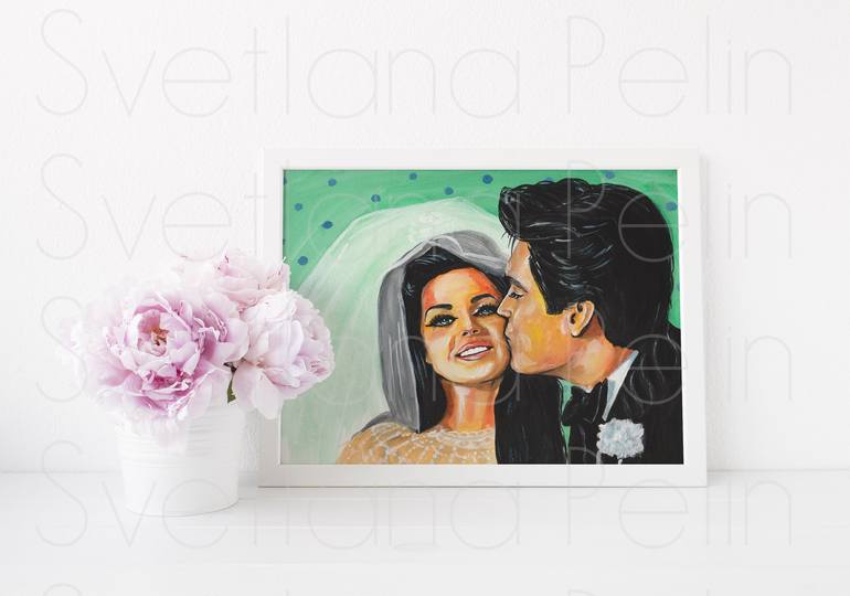 Original Contemporary Love Painting by Svetlana Pelin