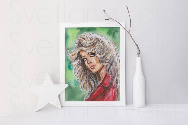 Original Contemporary Pop Culture/Celebrity Painting by Svetlana Pelin