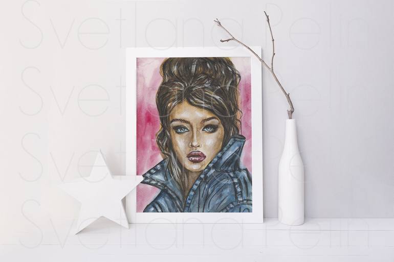 Original Contemporary Fashion Painting by Svetlana Pelin