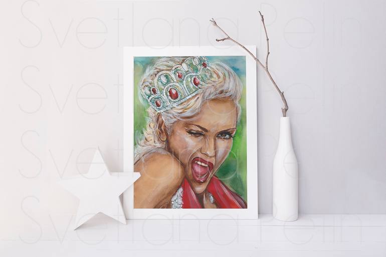 Original Contemporary Pop Culture/Celebrity Painting by Svetlana Pelin