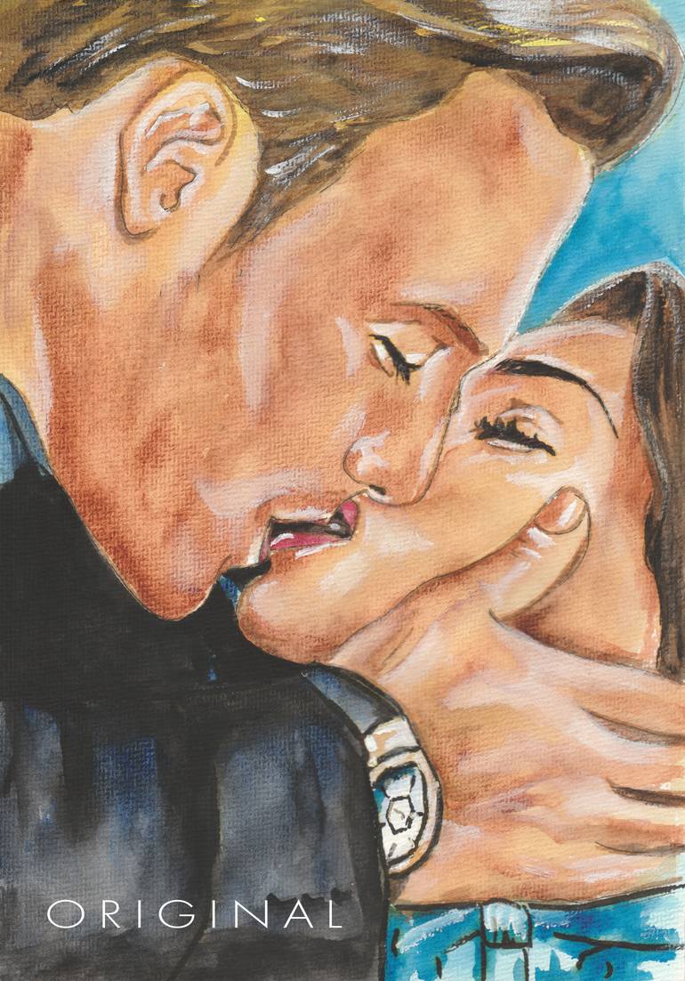 Original Contemporary Love Painting by Svetlana Pelin