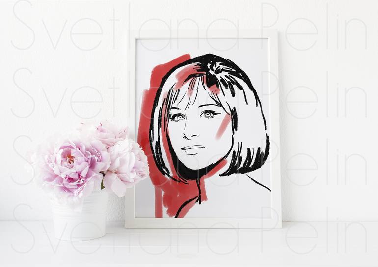 Original Contemporary Pop Culture/Celebrity Printmaking by Svetlana Pelin