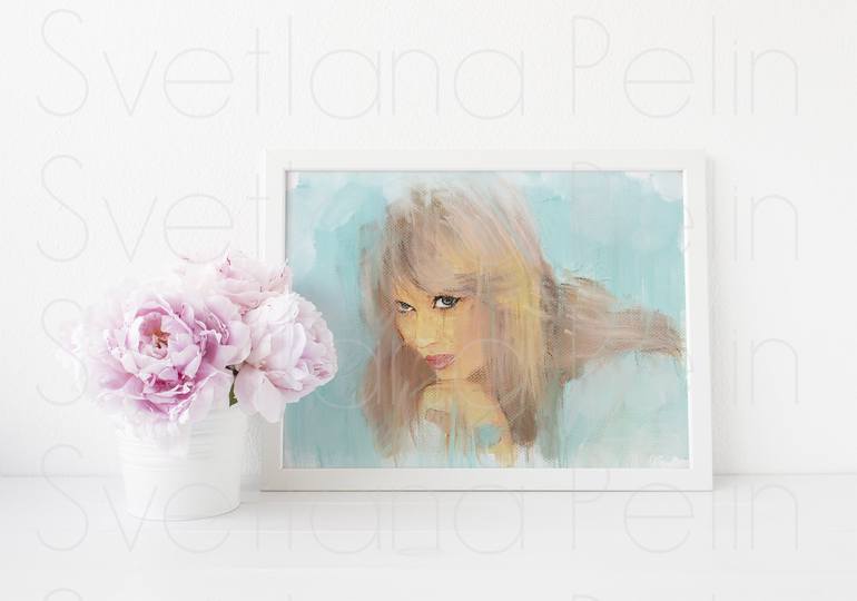 Original Contemporary Pop Culture/Celebrity Printmaking by Svetlana Pelin