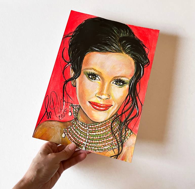Original Contemporary Pop Culture/Celebrity Painting by Svetlana Pelin