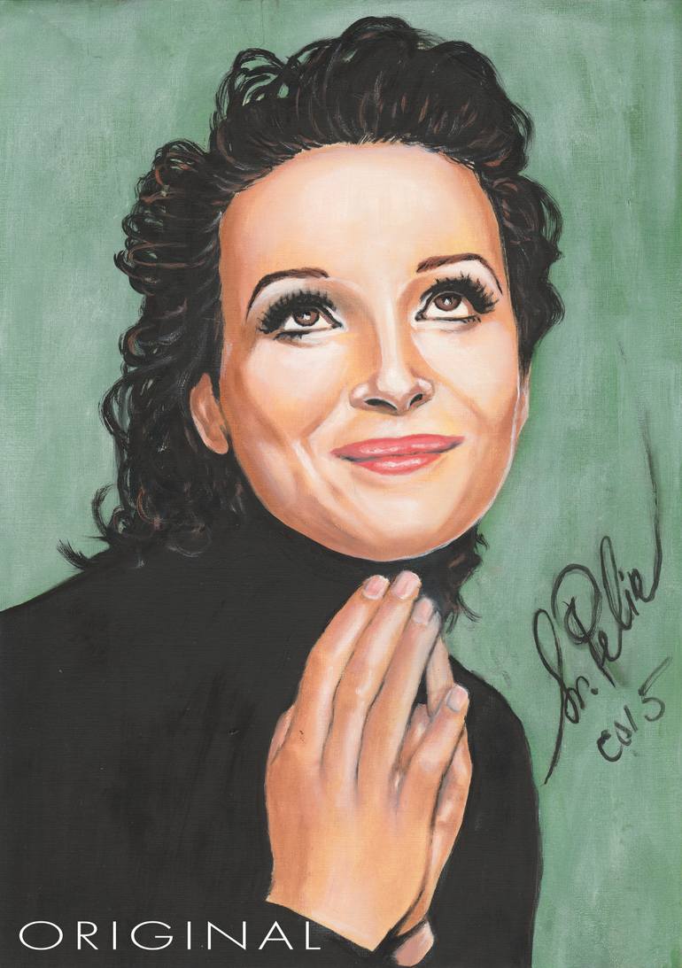Original Contemporary Pop Culture/Celebrity Painting by Svetlana Pelin