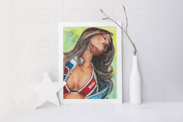 Original Contemporary Fashion Painting by Svetlana Pelin