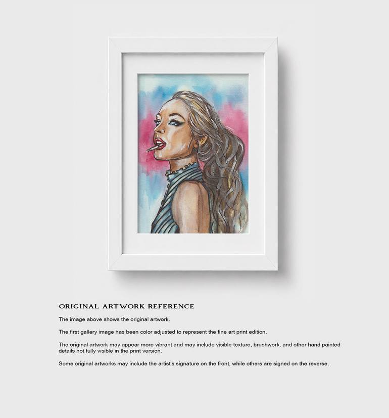 Original Contemporary Pop Culture/Celebrity Painting by Svetlana Pelin