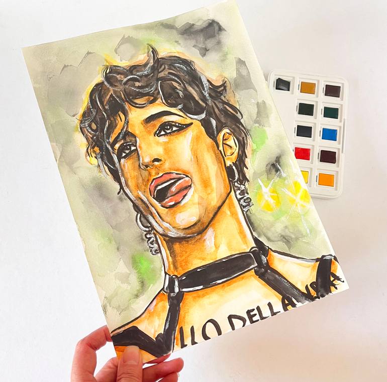 Original Contemporary Cinema Painting by Svetlana Pelin