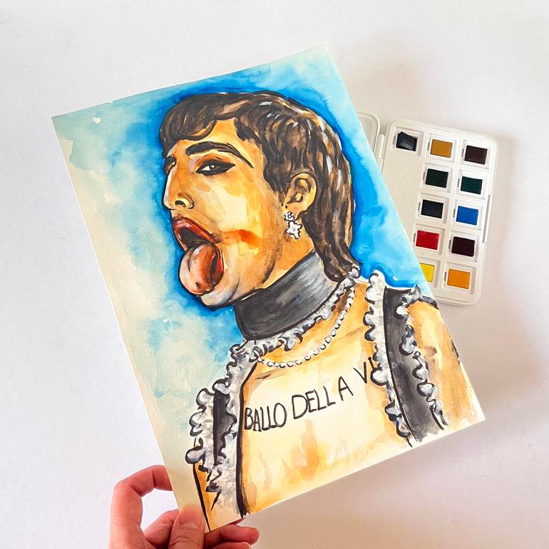 Original Contemporary Cinema Painting by Svetlana Pelin