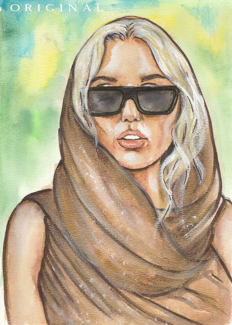 Original Contemporary Pop Culture/Celebrity Painting by Svetlana Pelin