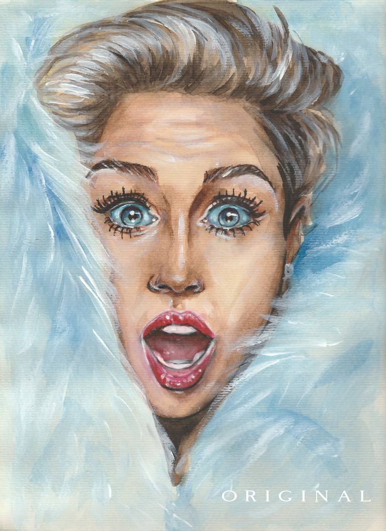 Original Contemporary Pop Culture/Celebrity Painting by Svetlana Pelin