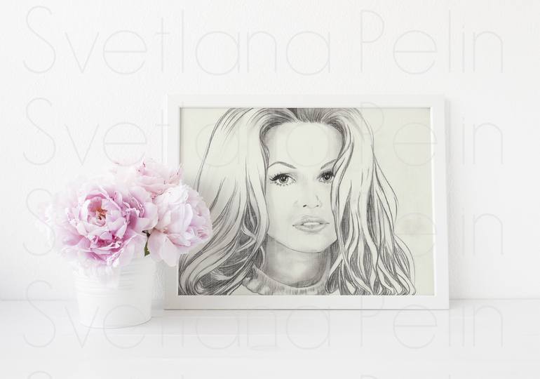 Original Contemporary Pop Culture/Celebrity Printmaking by Svetlana Pelin