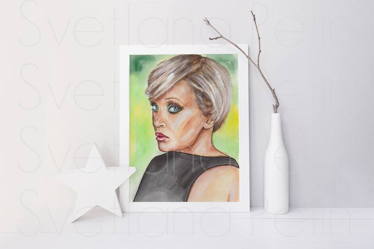 Original Contemporary Pop Culture/Celebrity Painting by Svetlana Pelin