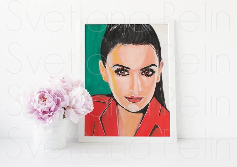 Original Contemporary Pop Culture/Celebrity Printmaking by Svetlana Pelin