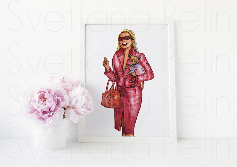 Original Contemporary Pop Culture/Celebrity Printmaking by Svetlana Pelin