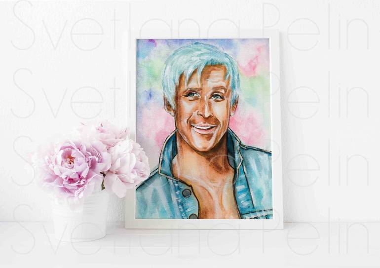 Original Contemporary Pop Culture/Celebrity Painting by Svetlana Pelin