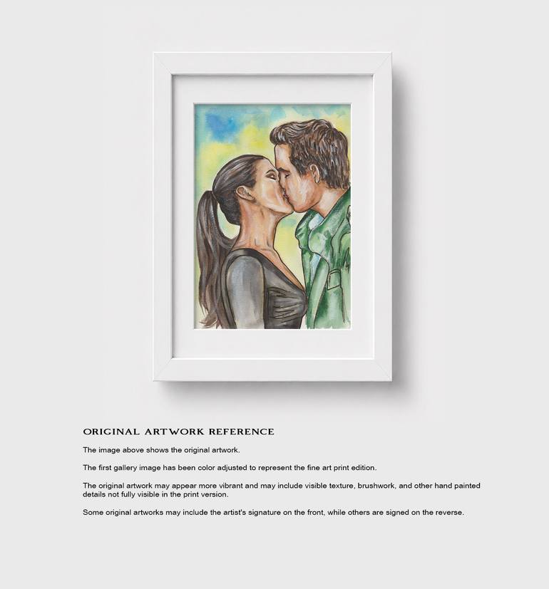 Original Contemporary Love Painting by Svetlana Pelin