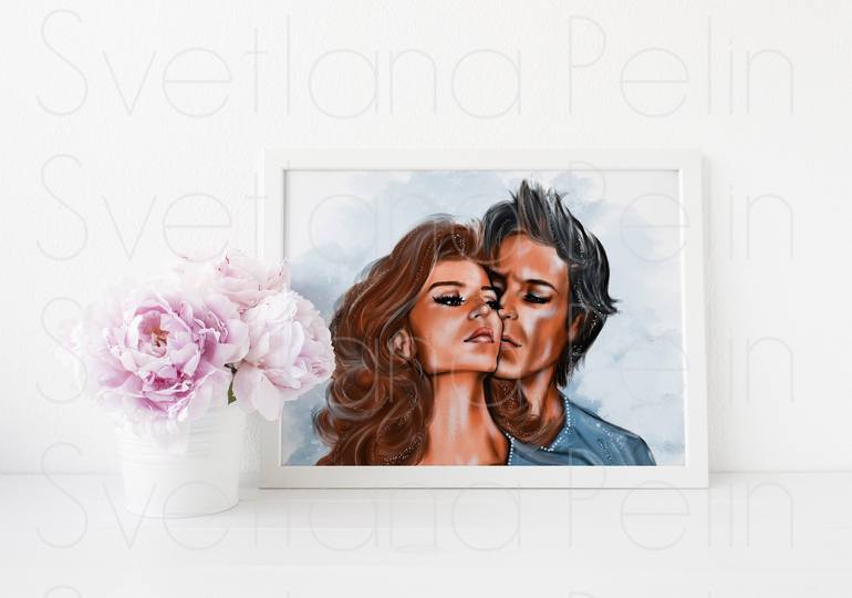 Original Contemporary Love Printmaking by Svetlana Pelin