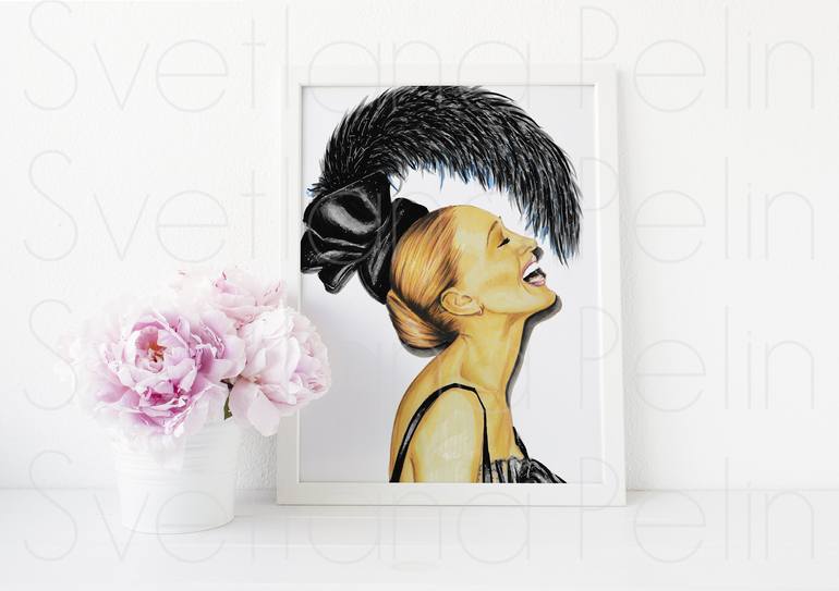 Original Contemporary Pop Culture/Celebrity Printmaking by Svetlana Pelin