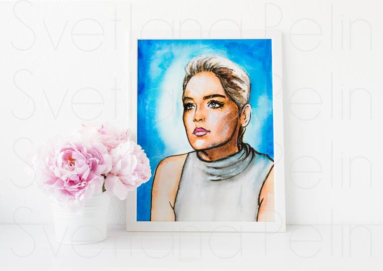 Original Contemporary Pop Culture/Celebrity Painting by Svetlana Pelin