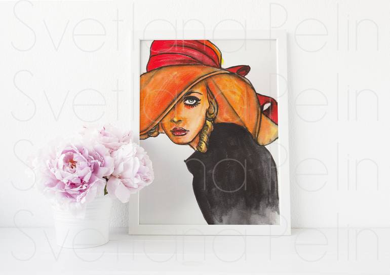 Original Contemporary Fashion Painting by Svetlana Pelin