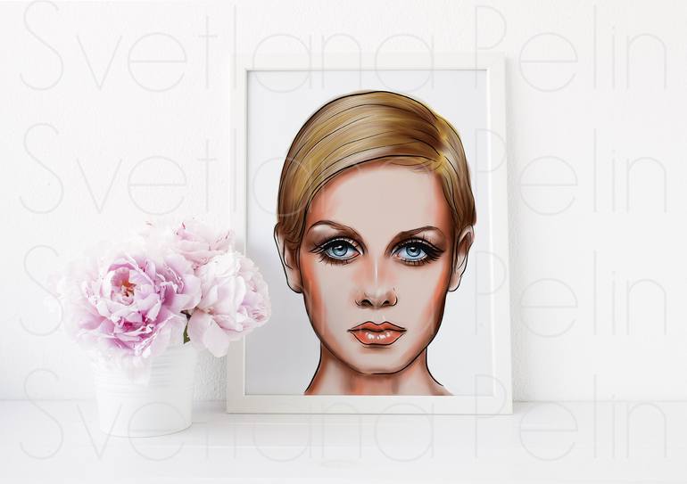 Original Contemporary Pop Culture/Celebrity Printmaking by Svetlana Pelin