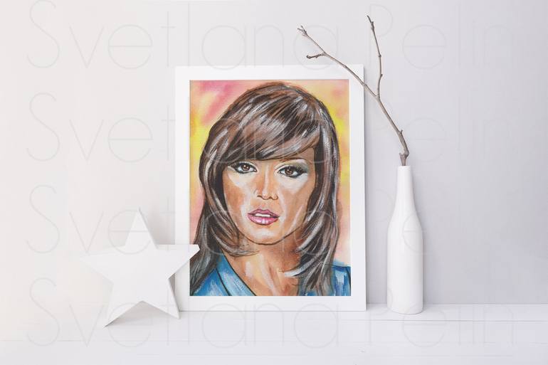 Original Contemporary Pop Culture/Celebrity Painting by Svetlana Pelin