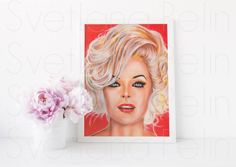 Original Contemporary Pop Culture/Celebrity Printmaking by Svetlana Pelin