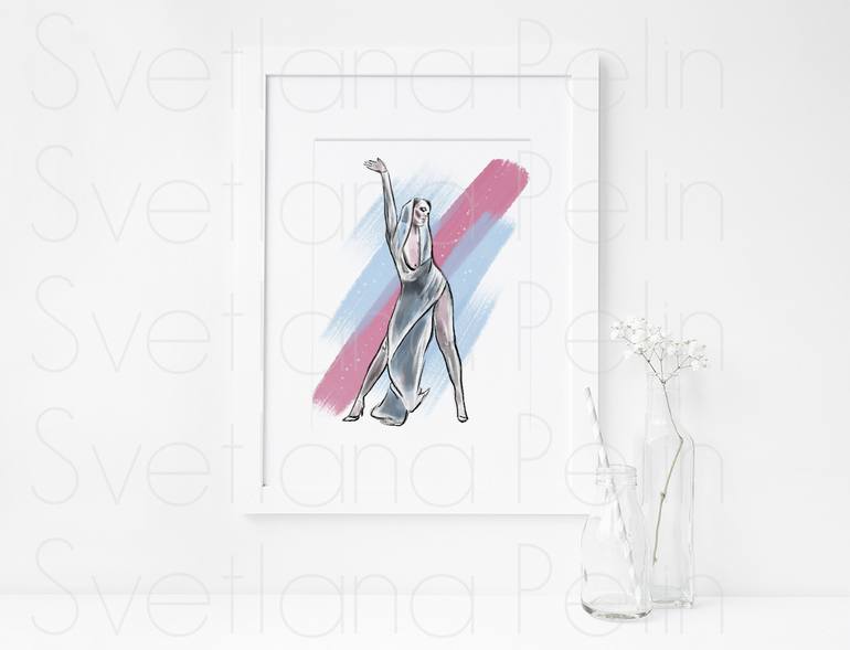 Original Contemporary Pop Culture/Celebrity Printmaking by Svetlana Pelin