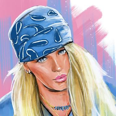 Original Contemporary Pop Culture/Celebrity Printmaking by Svetlana Pelin