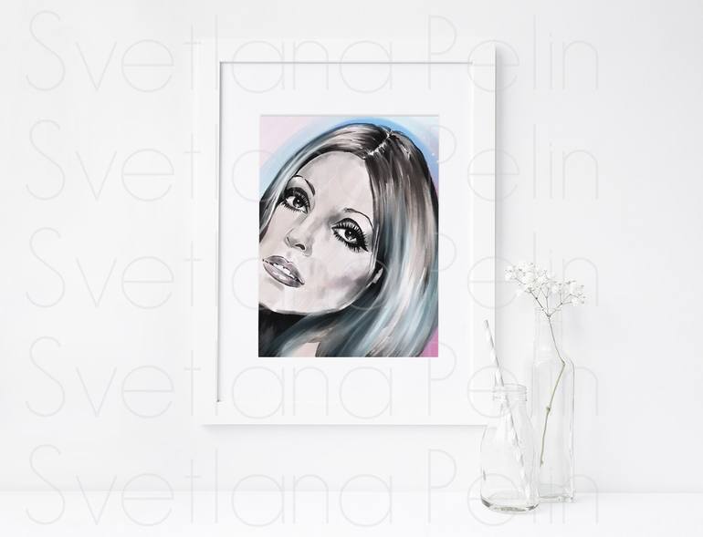 Original Contemporary Pop Culture/Celebrity Printmaking by Svetlana Pelin