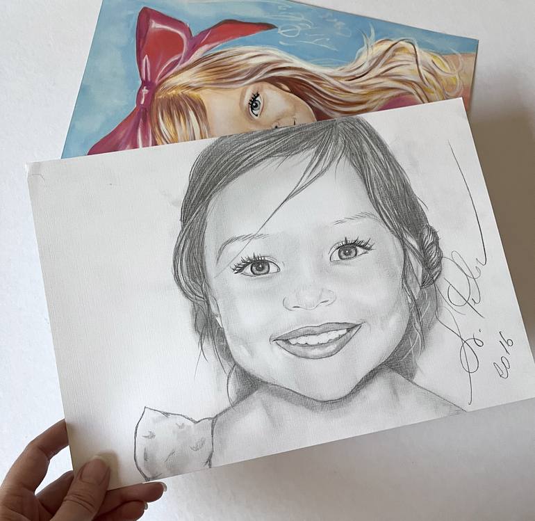 Original Contemporary Children Drawing by Svetlana Pelin