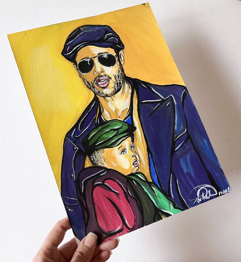 Original Contemporary Family Painting by Svetlana Pelin