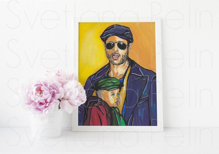 Original Contemporary Family Painting by Svetlana Pelin