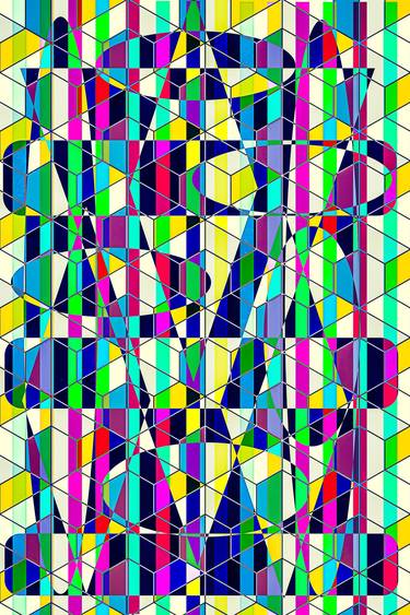 Original Pop Art Abstract Digital by Gaudi C