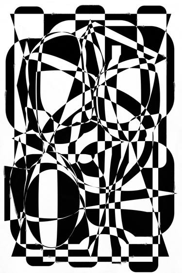 Print of Geometric Mixed Media by Gaudi C