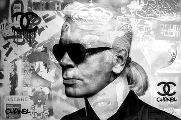 karl lagerfeld on the street art - Limited Edition of 500 thumb