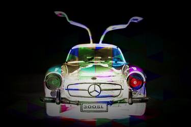 Mercedes 300 sl neon Art Design thumb