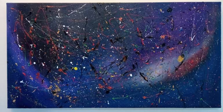 Original Abstract Expressionism Abstract Painting by Pedro Fernandez Paladino
